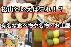 松山といえばこれ！？松山市の有名な食べ物や名物・お土産をご紹介！