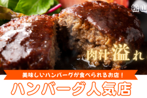 松山市で美味しいハンバーグが食べられるお店！口コミ高評価の人気店8選