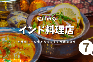 松山で人気のインド料理店！本格カレーを味わえるおすすめ店まとめ