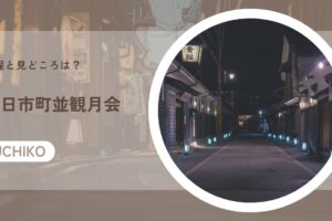 八日市町並観月会の日程と見どころは？幻想的な江戸の町並みを愉しむ